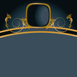 Blue Gold Elegant background 2 Blue Gold Elegant background 2