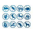 chinese zodiac vector symbols chinese zodiac vector symbols