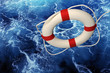 Lifering Falling On Churning Water Lifering Falling On Churning Water