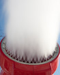 Closeup photo of snow-making gun Closeup photo of snow-making gun
