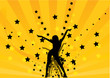 Yellow party girl Yellow party girl