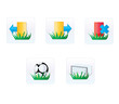 Football icon set Football icon set