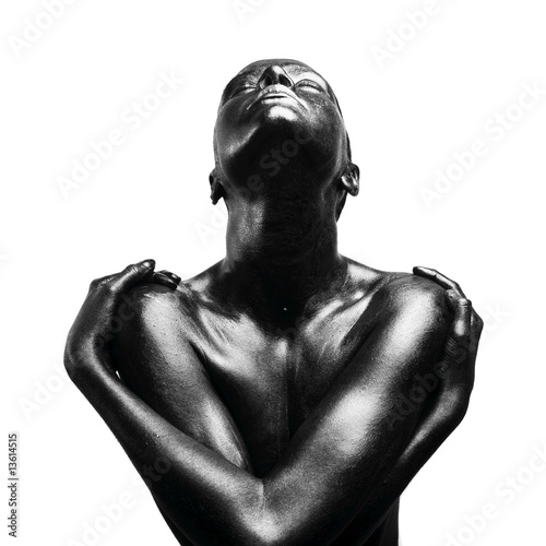 Photo: Made up black woman Made up black woman
