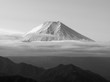 モノクロ富士山