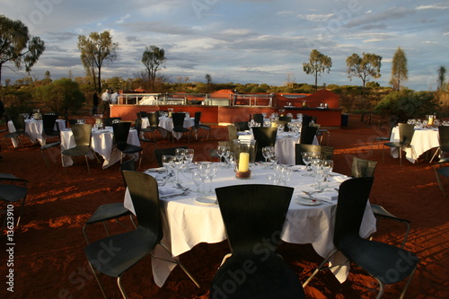Photo: Dining in the Desert Dining in the Desert