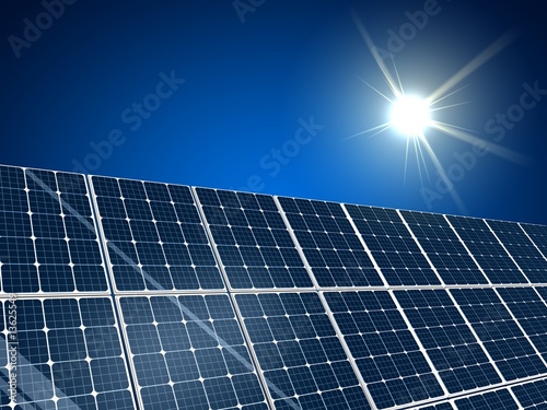 Illustration: solarzellen solarzellen