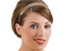 Portrait of caucasian young woman with friendly smile