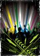 Musical colour background