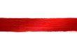 Fresh red painted line