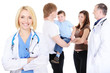 uccessful female doctor and the young family