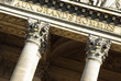 Detail of the Pantheon in Paris