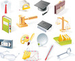 Vector objects icons set. Part 10