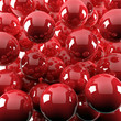 red shiny balls