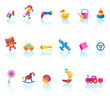 Kid Toys Icon Set