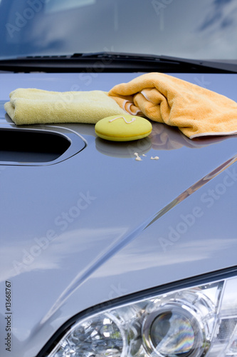 Photo: Cleaning the Car Cleaning the Car