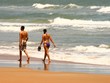 Couple walking on Beach