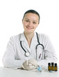 Photo: Portrait of a young female doctor Portrait of a young female doctor