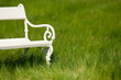 White bench