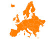carte de l'europe