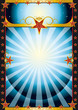 Night magic background