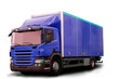 Isolated Tractor Truck