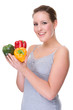 Woman with pepper