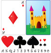 Kid's cards ace and back Kid's cards ace and back