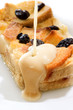 Bread Pudding Covered with Fla Drop Bread Pudding Covered with Fla Drop