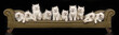 Composite panorama of 10 Ragdoll kittens on sofa
