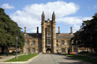 Old Neogothic Sandstone Brick Building, Sydney Uni, Australia