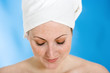 Frau bei Wellness
