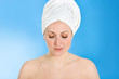 Frau nach Wellness