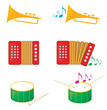 Music instrument icons Music instrument icons