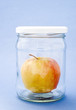 Apple in the glass can