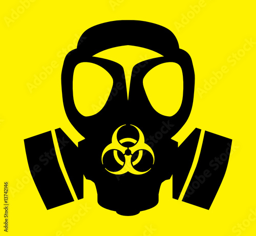 Vector: Biohazard Gas Mask Biohazard Gas Mask