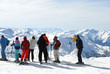 skier dans les alpes