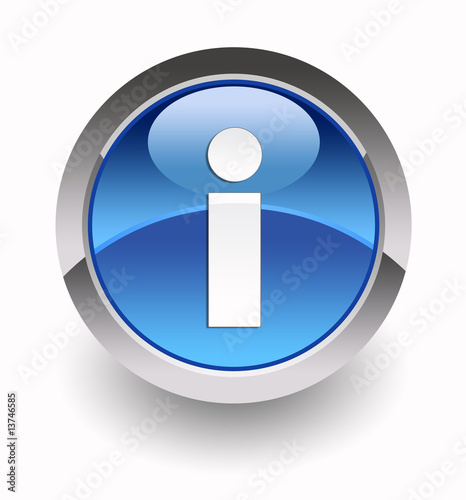 Illustration: Info glossy icon (set 2) Info glossy icon (set 2)