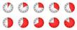Different clock with different time