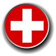 switzerland flag icon - vector button