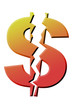 cracked dollar sign