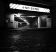 A car park in the night