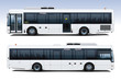 Vector: City Bus Side Profiles City Bus Side Profiles