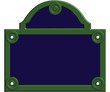 Plaque nom de rue