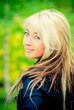 Close-up portrait of a beautiful young woman Close-up portrait of a beautiful young woman
