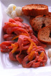 Salmone agli agrumi e peperoni - Secondi di pesce