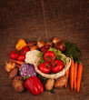 Pile of various vegetables