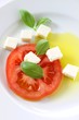 Caprese Tomate Mozzarella Basilikum Olivenöl