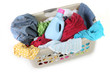 Dirty Clothes in a Laundry Basket Waiting to Be Washed