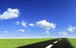 strada nel verde