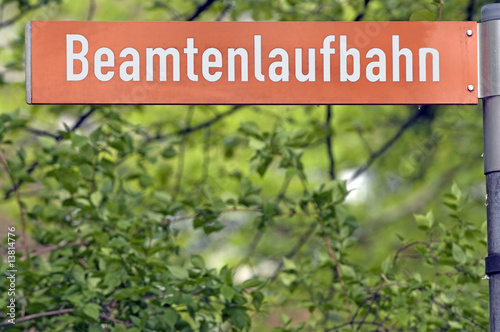 Schild Beamtenlaufbahn, Kiel Schild Beamtenlaufbahn, Kiel